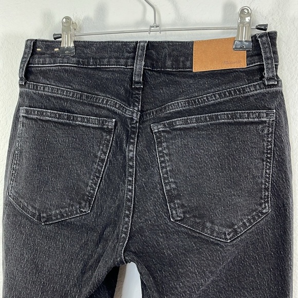 Madewell The Mid-Rise Perfect Vintage Jeans Clean black Wash size 25 - Picture 8 of 12